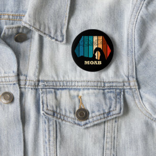 Moab Utah Arches national park 6 Cm Round Badge