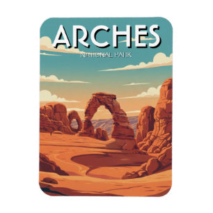 Moab Utah Arches National Park Delicate Arch Magnet
