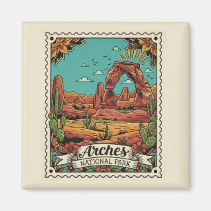 Moab Utah Arches National Park Magnet