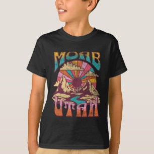 Moab Utah Nature Hiking Mountains Outdoors Vintage T-Shirt