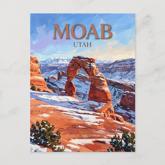 Moab Utah Postcard (Front)