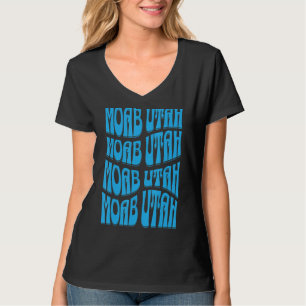 Moab Utah Retro 60s 70s Style Design T-Shirt