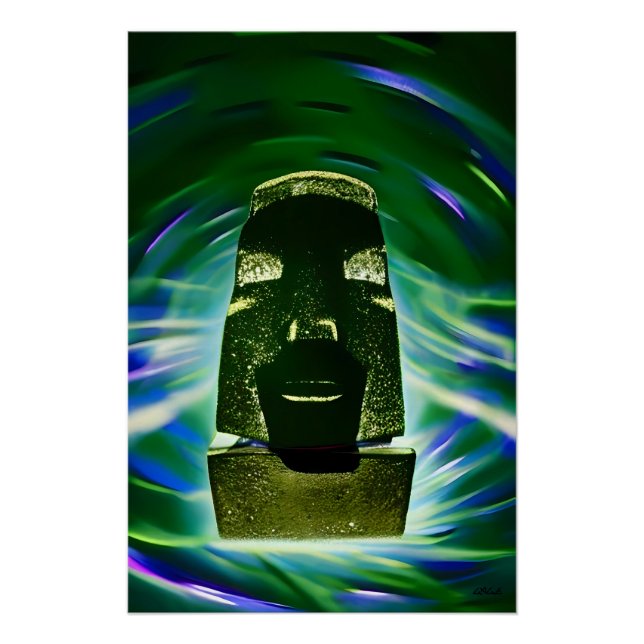Moai Boat Poster (Front)