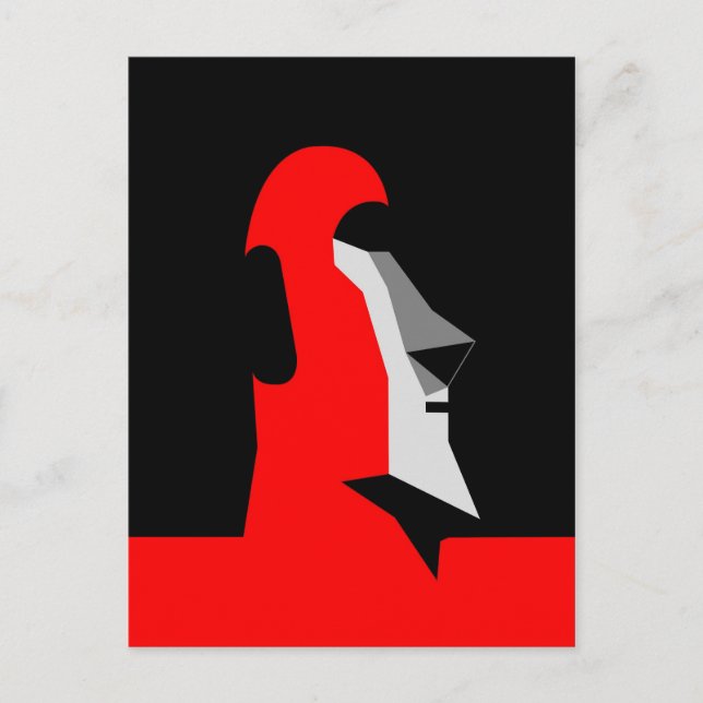Moai Postcard (Front)
