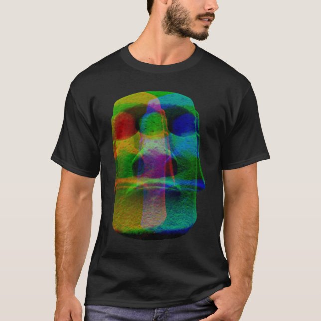Moai Statue Easter Island Rapa Nui T-Shirt (Front)