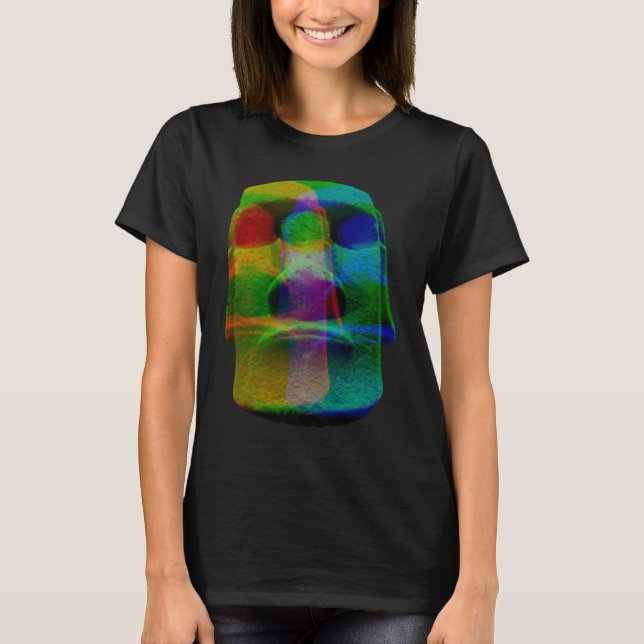 Moai Statue Easter Island Rapa Nui T-Shirt (Front)