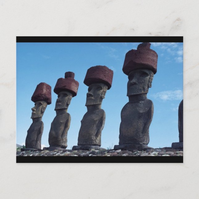Moai Statues Postcard (Front)
