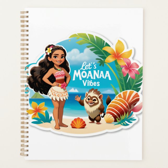 Moana’s Island Birthday Vibes! Planner (Front)