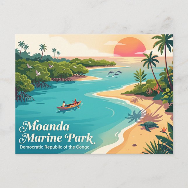 Moanda Marine Park Postcard (Front)