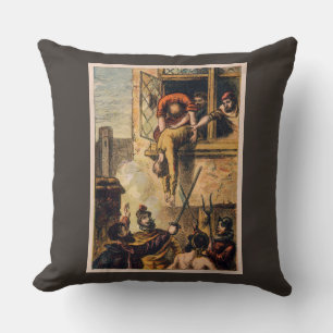 Mob Justice on Saint Bartholomew Day Massacre Cushion