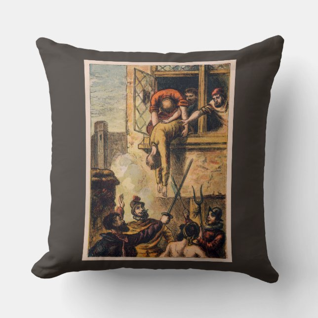 Mob Justice on Saint Bartholomew Day Massacre  Cushion (Front)