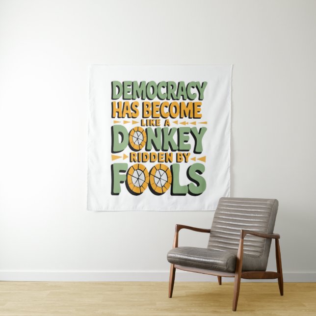 Mob Rule Tapestry (In Situ)