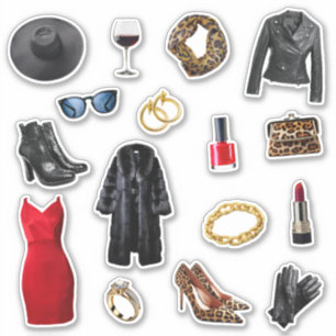 Mob Wife Aesthetic Stickers   Journal Stickers