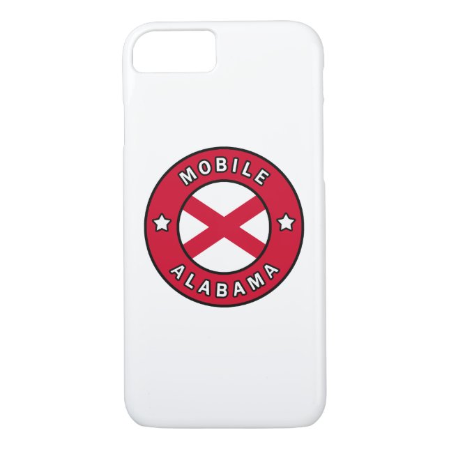 Mobile Alabama Case-Mate iPhone Case (Back)