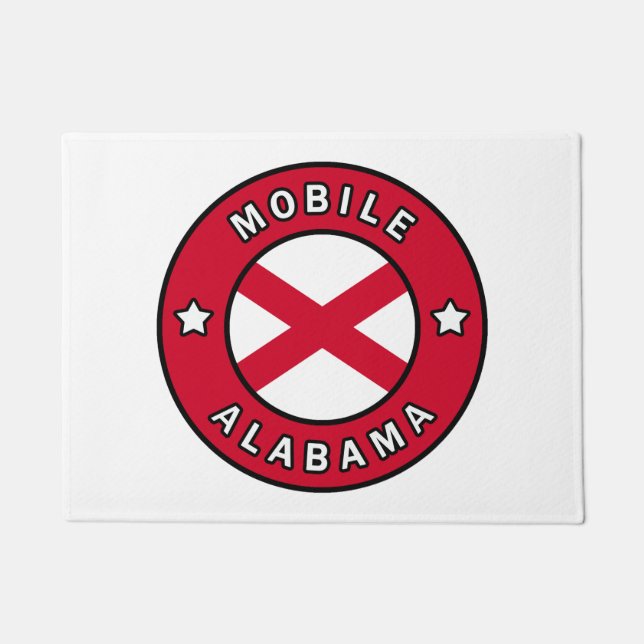 Mobile Alabama Doormat (Front)