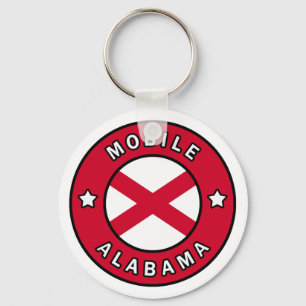 Mobile Alabama Key Ring