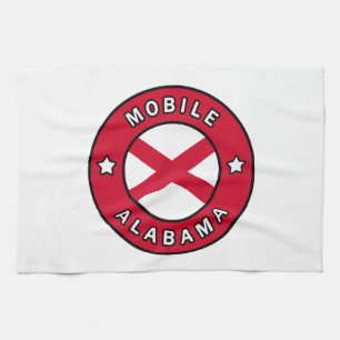Mobile Alabama Tea Towel