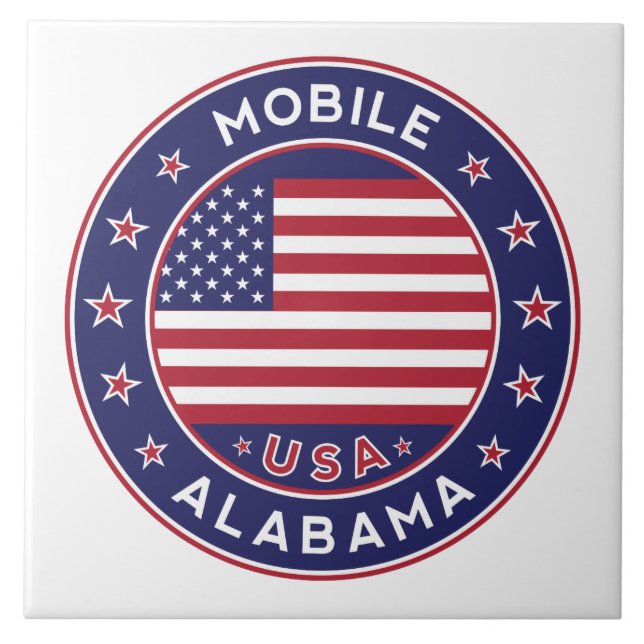 Mobile, Alabama Tile (Front)