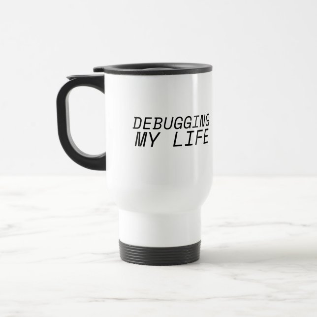 Mobile Auditor Insulated Travel Mug (Left)