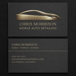 Mobile Auto Detailing Business Card