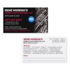 Mobile Automobile Car Repair Mechanic 2 Sided