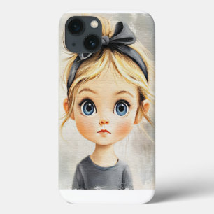 Mobile cover for little cute girl