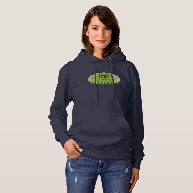 Mobile CSP Women's Hoodie NSF Logo (Front Full)