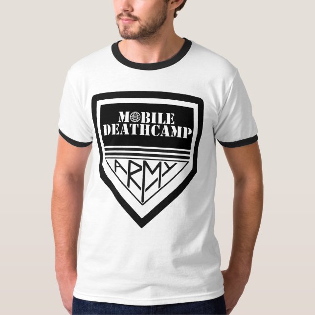 Mobile Deathcamp "Army" ringer shirt (Front)