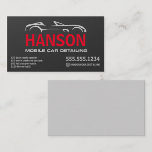 Mobile Detailing Business Card