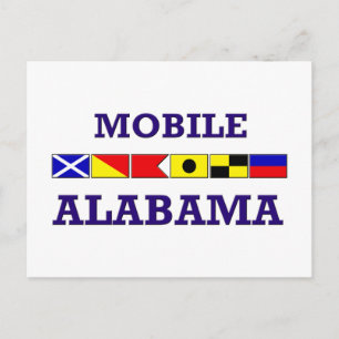 Mobile Flags Postcard