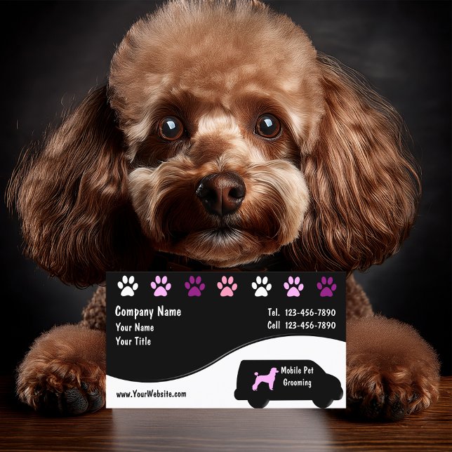 Mobile Grooming Business Cards (Creator Uploaded)