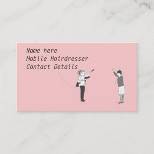 Mobile Hairdresser Business Cards