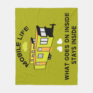 Mobile Homes Static Caravans New Home Retire Fleece Blanket