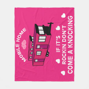 Mobile Homes Static Caravans New Home Retire Fleece Blanket