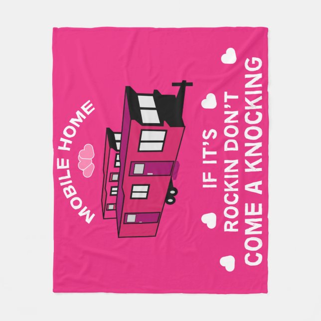 Mobile Homes | Static Caravans | New Home | Retire Fleece Blanket (Front)