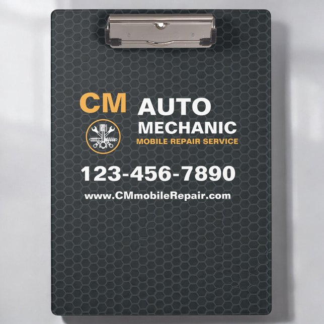 Mobile Mechanic Auto Car Repair Services Clipboard (Creator Uploaded)