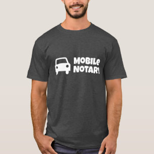 Mobile Notary Public Car Symbol T-Shirt