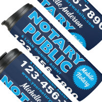 Mobile Notary Public Navy Blue Travel