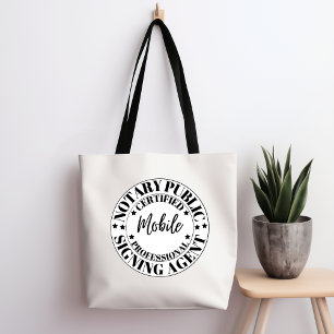 Mobile Notary Public Signing Agent Tote Bag