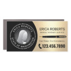 Mobile Notary Signing Agent Black & Gold Photo