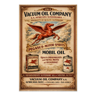 mobile oil companty poster