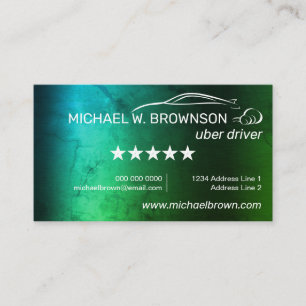 Mobile Online driver Automobile Car Business Card