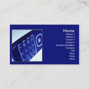 Mobile Phone Business Card