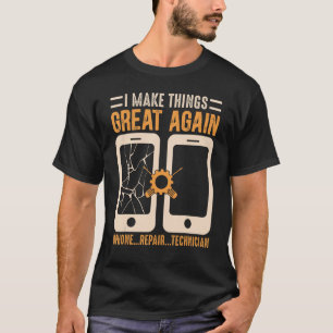Mobile Phone Repair Shirt Funny Smartphone Electri