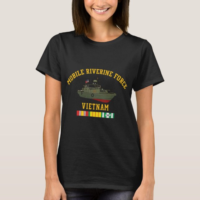 Mobile Riverine Force Vietnam Veteran T-Shirt (Front)