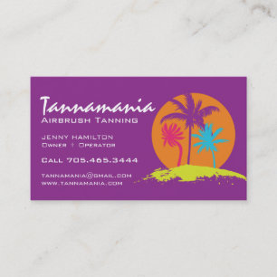 Mobile Tanning Salon Business Card
