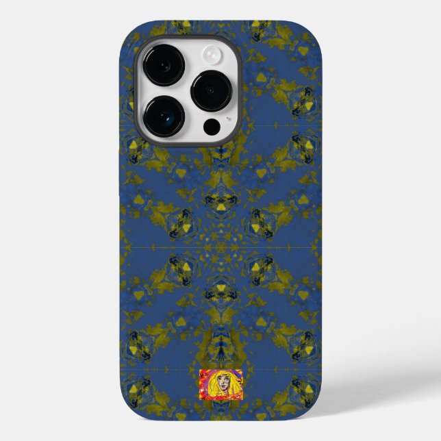 Mobilskal Snake Pond Blue Case-Mate iPhone Case (Back)