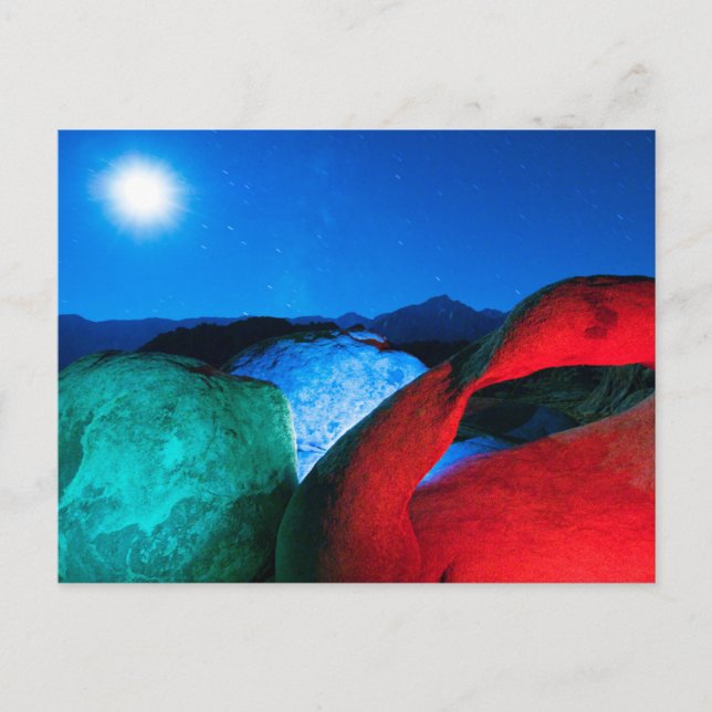 Mobius Arch & Rocks | Alabama Hills, California Postcard (Front)