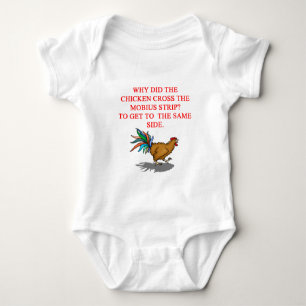 mobius strip joke baby bodysuit