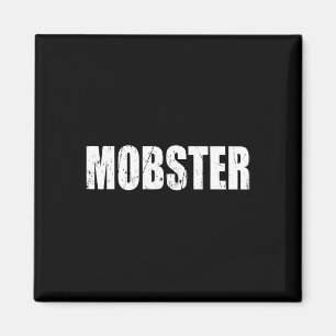Mobster Halloween Costume Funny Cute Distressed Magnet